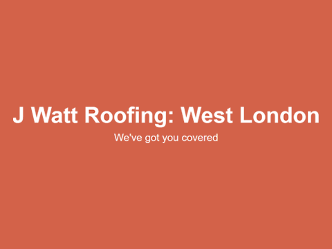 JWatt Roofing Ltd